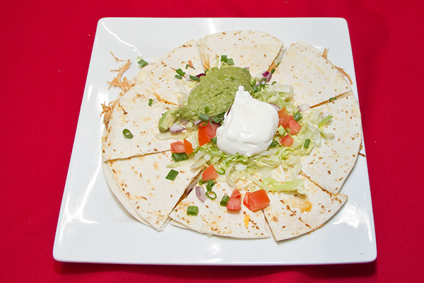 quesadillas at Madaline's grill